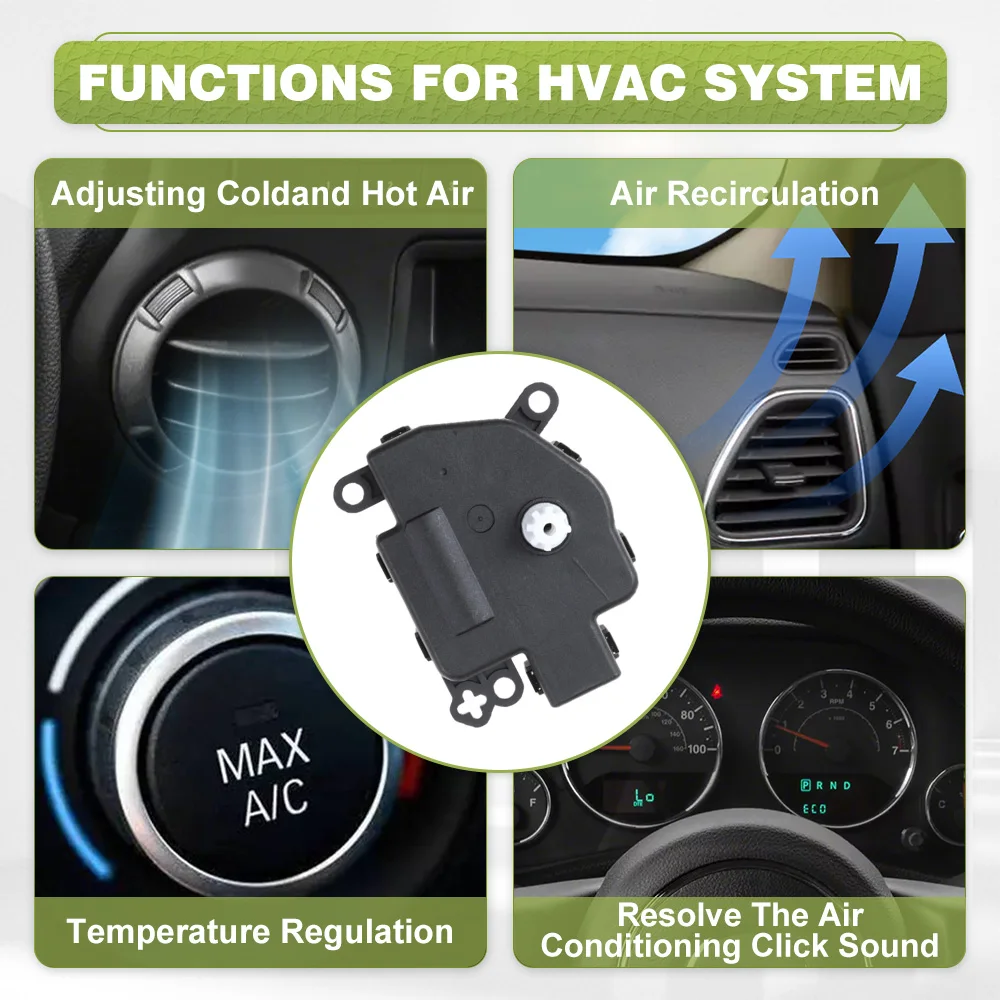 لسيارة جيب جراند شيروكي 2011-2013 سخان HVAC مزيج مشغل الباب 68079488AA