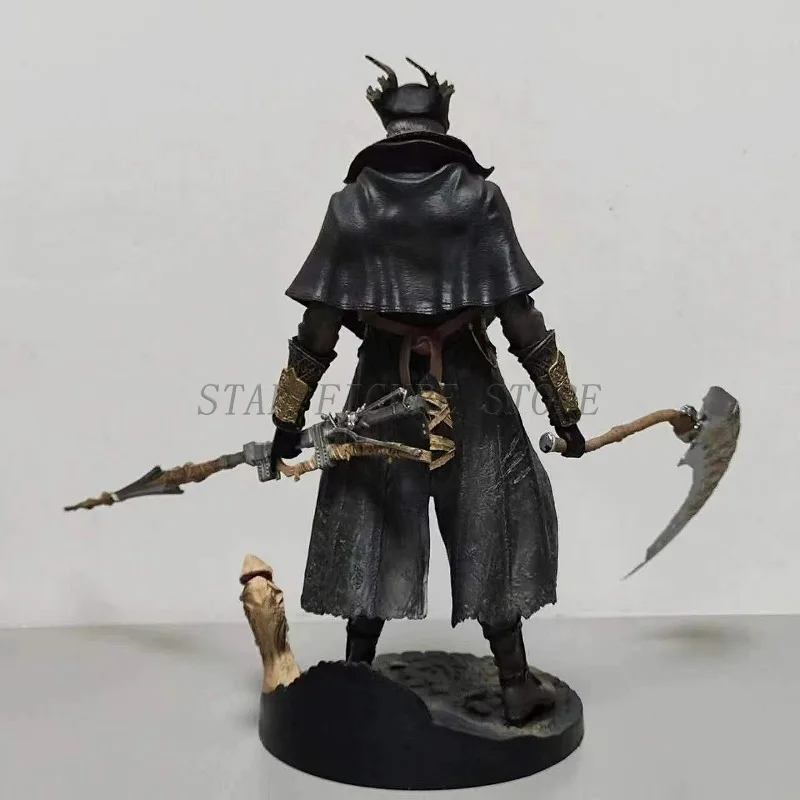 Game Bloodborne Action Figure The Old Hunters Henryk Statue Model Toy Hunter Desktop Ornaments 31cm PVC Collection Child\'s Gifts