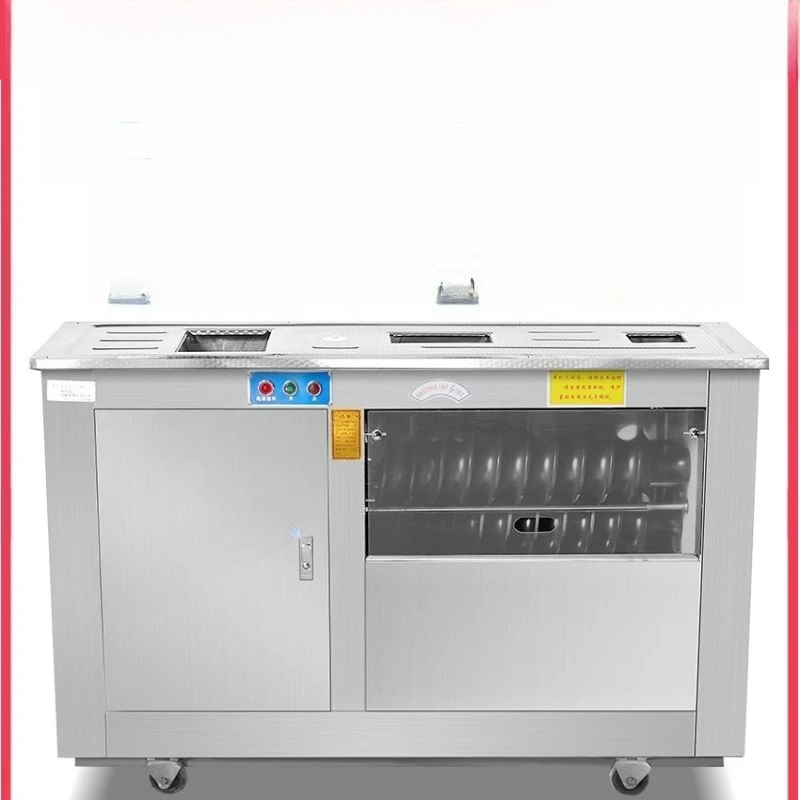 Fully automatic commercial counter-roll steamed bread Commercial circular forming automatic integrated steamed bread machine