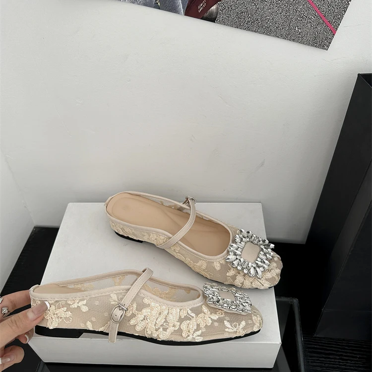 ハウススリッパプラットフォームグリッタースライド靴女性-2025-pantofle-カバーつま先増加内部ゼリー新クリスタルメアリージェーンズ