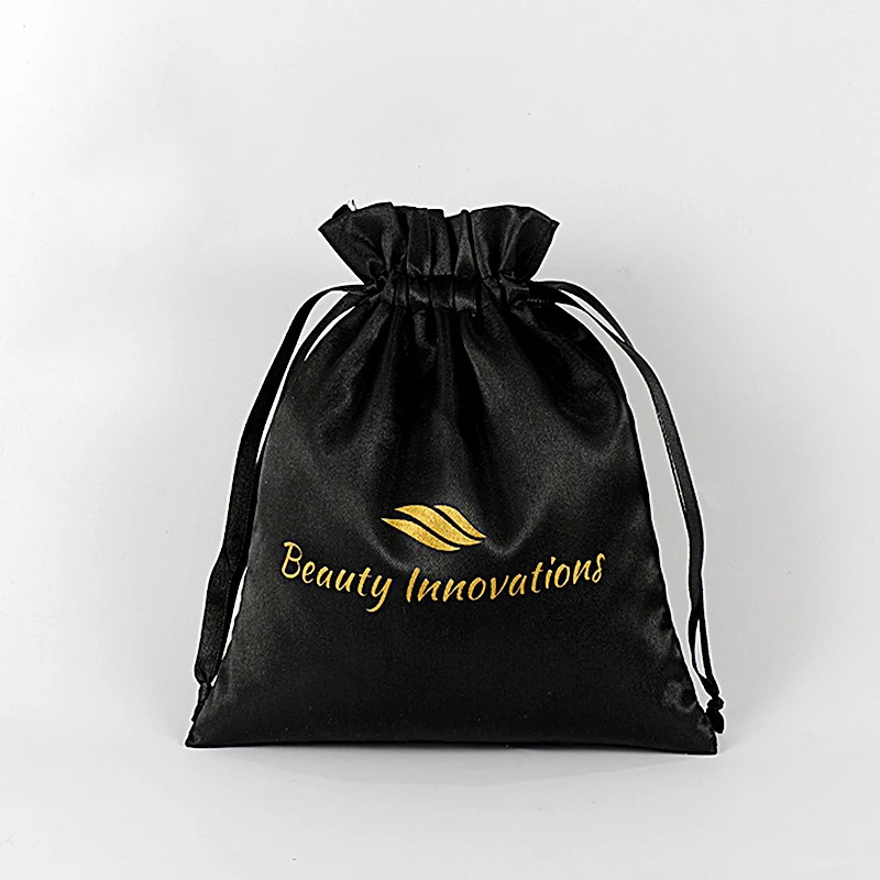 

100PCS Satin Pouch Luxury Silk Drawstring Bags Packing Hair Jewelry Storage Necklace Ring Watch Gift Wedding Party Makeup Sachet