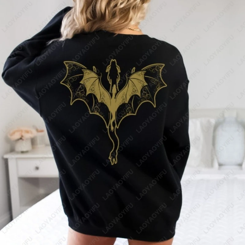

Violet Sorrengail Fourth Wing Wing Leader Fourth Wing Crewneck Pullovers Fashion Cotton Ropa Mujer Vintage Aesthetic Hoodies