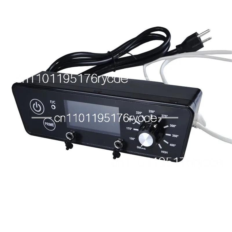 Outdoor pellet oven temperature controller, LCD screen dual-meat probe, 120V 60Hz