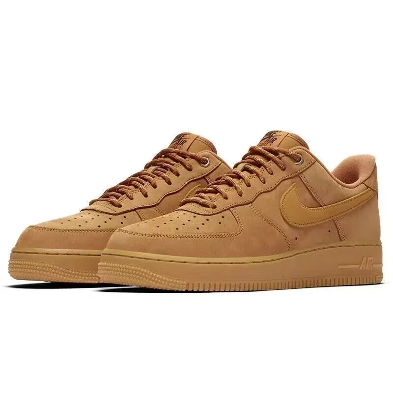 Nike Air Force 1 Low Wheat Unisex Casual Sneakers Comfortable Daily Sports Shoes CJ9179-200