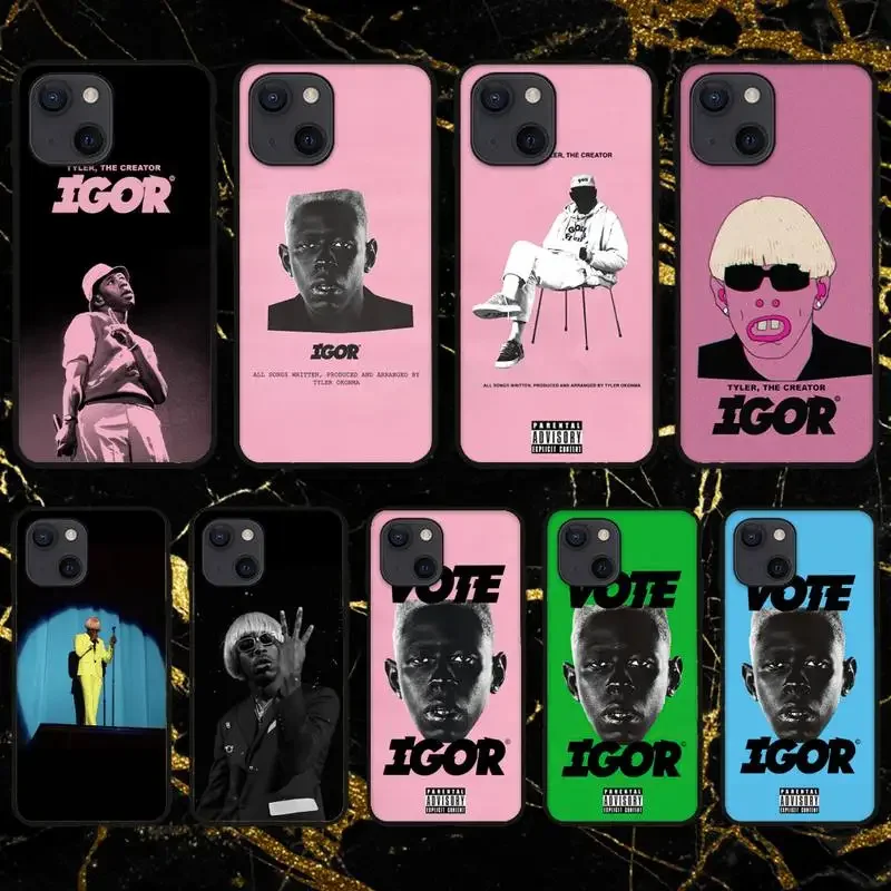 Tyler the Creator IGOR Phone Case For iPhone 11 12 Mini 13 14 15 Pro XS Max X 8 7 6s Plus SE XR Shell