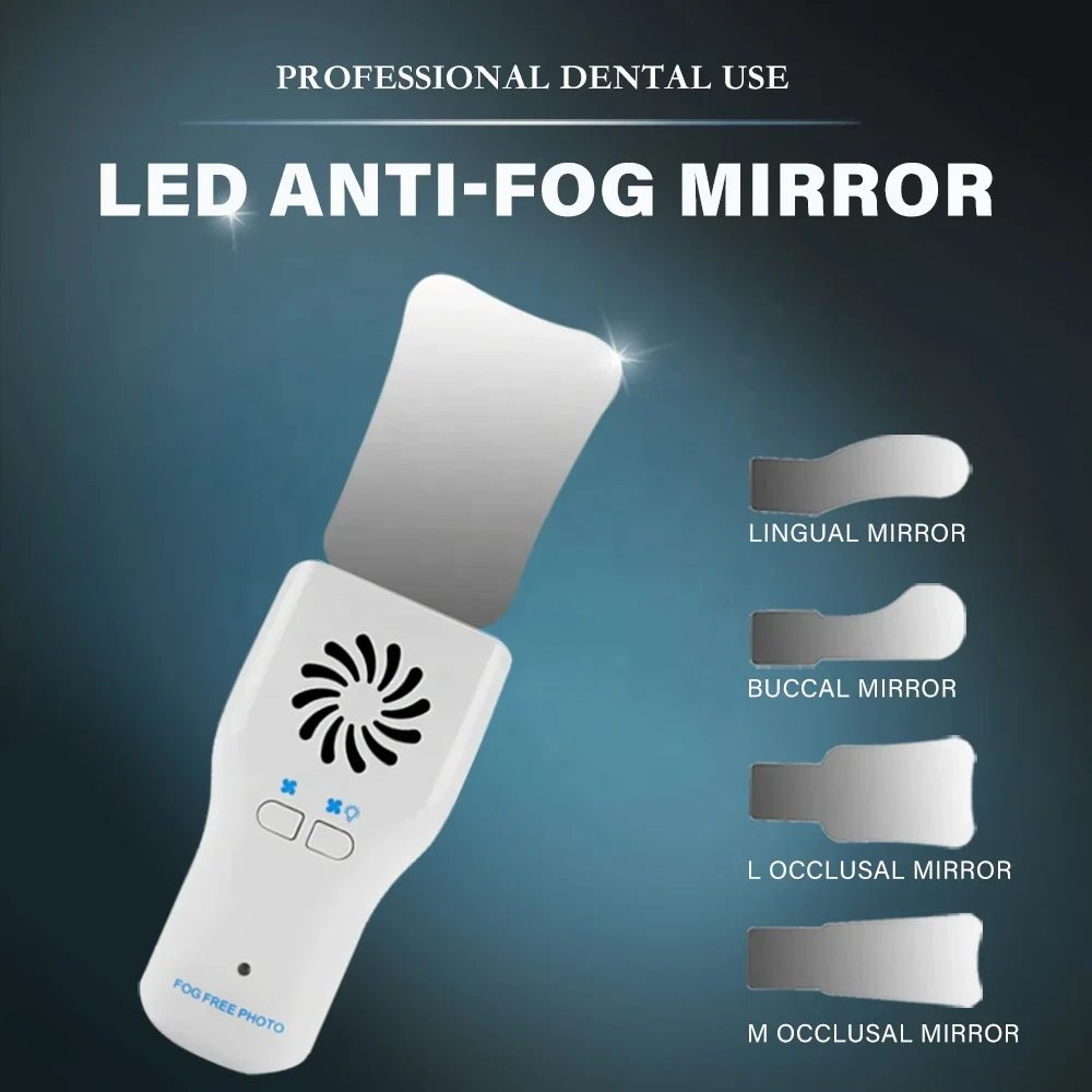 Full Set+ 4 Mirror Dentals Oral Photography Mirror Occlusal Orthodontic Reflector For Buccal Lingual Intra Dentist Defog Machine