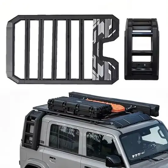 Aluminum Alloy Car Roof Cargo Luggage Rack Baskets Side Ladder Side Box for Chery ICAR V23 2025+