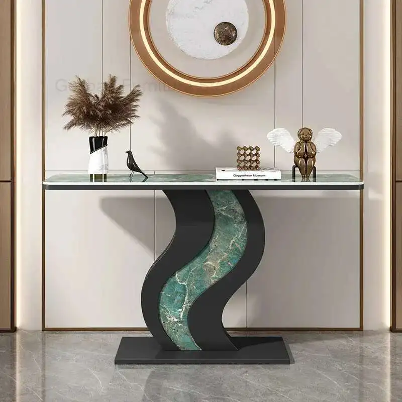 

Narrow Corner Living Room Table Vintage White Luxury Garden Table Marble Office Tavolino Soggiorno Moderno Hallway Furniture