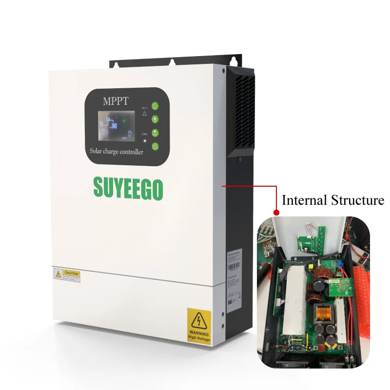 Home 120A Solar Charge Controller Maximum 500V PV Input For 48V For Lithium Lead Acid Battery High Voltage Regulator LCD Display