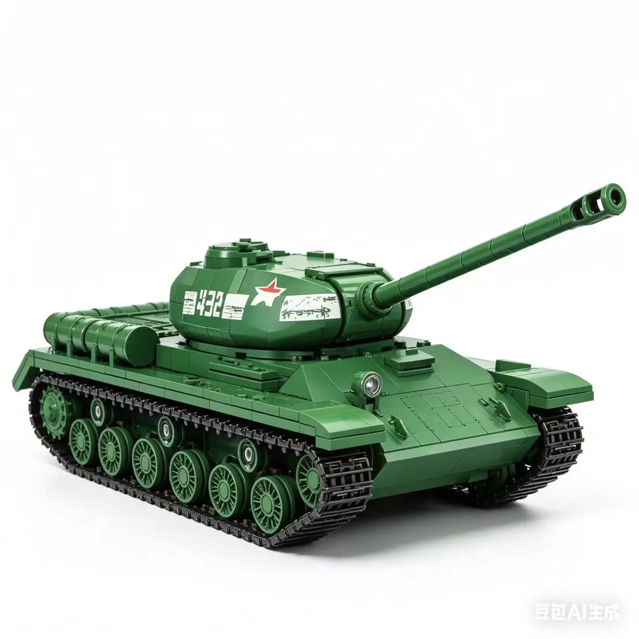 

12GO97007 Конструктор «Немецкий средний танк Т-34-85 времен Второй мировой войны» — сложная сборная модель-головоломка для детей — военная модель