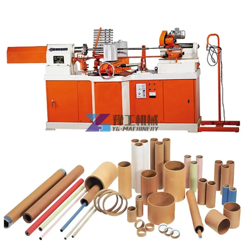 High Quality 2 Heads Spiral Paper Paper Core Tube Making Machine