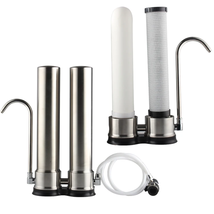 Mini 1 Micron Cartridge Micro Two Stages Activated Carbon Block Fiber Water Filter Machinery