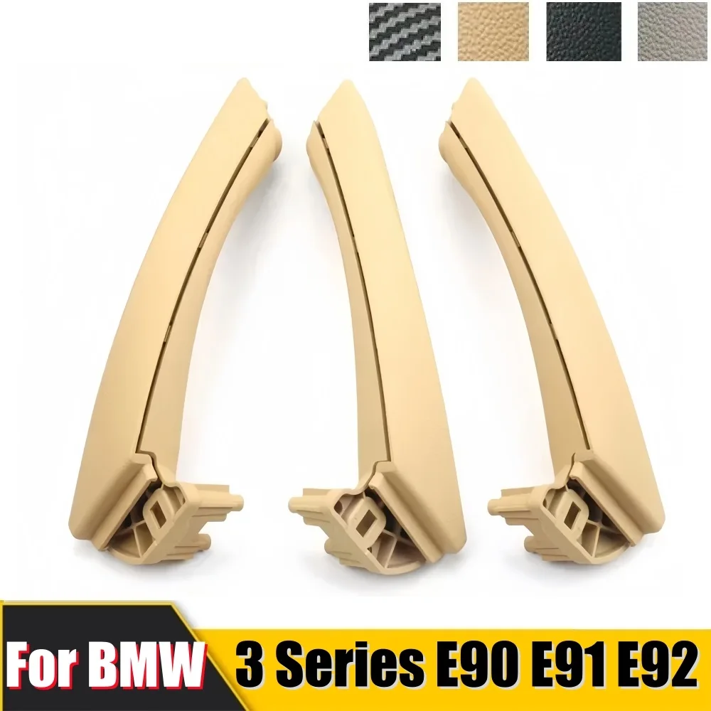 

LHD RHD Beige Black Gray Interior Door Pull Handle Set Replacement For BMW 3 Series E90 E91 E92 316 318 320 325 328i 2004-2012