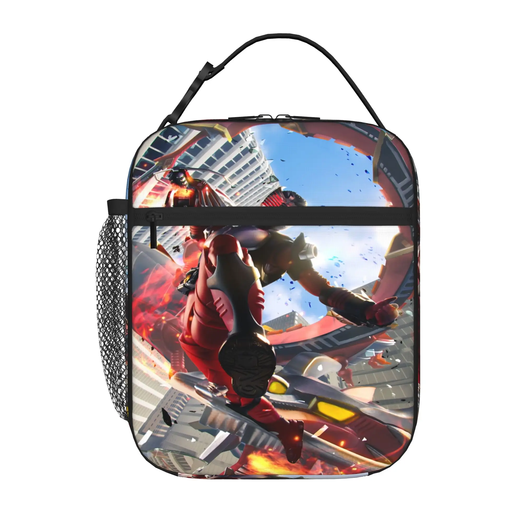1 Piece Zipper Closure Rider Storage Bag Pocket K-Kamen Rider  School Lunch Food Box For Lunch Food Bag