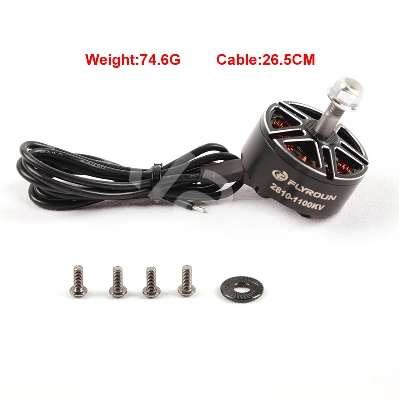 4pcs qixiaoer X2810 2810 900KV / 1100KV / 1500KV 4-6S Motores sem escova para drone de corrida FPV e multirotor