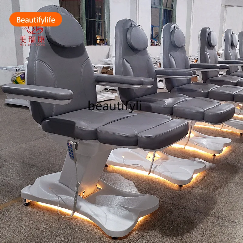 

A435 Electric Adjustable Facial Bed Multifunctional Massage Dental Examination Bed with Light