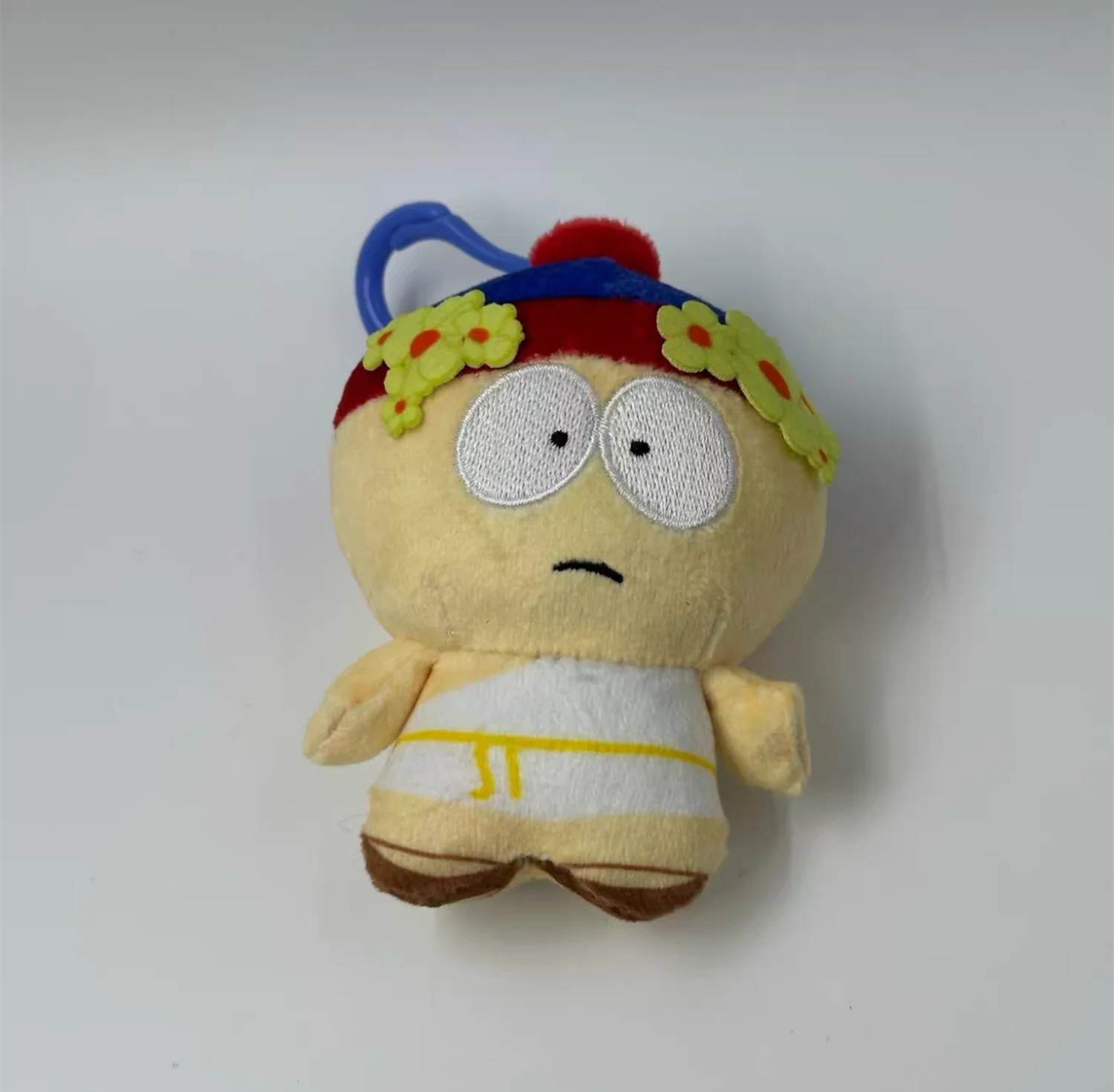 New Cute Anime South Park Stan Plush Keychain Chains Small Pendant Kids Stuffed Toys For Children 12CM