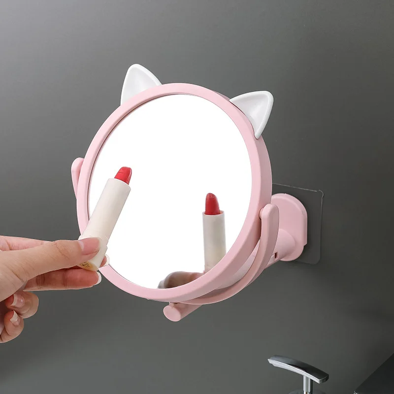 CX236 Fold Makeup Mirror Bathroom Wall Mounted Beauty Vanity Mirror Makeup Bath Cosmetic Folding Arm Smart Shaving Mirrors