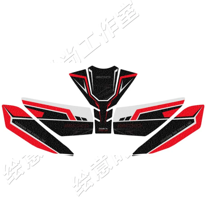 For KAWASAKI Z500 Tank Pad Motorcycle Stickers Decals Protector Accessories