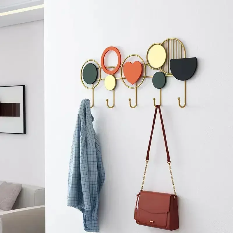 Modern Nordic Bedroom Coat Rack Clothing Metal Gold Clothing Rack Storage Entrance Hall Recibidor De Entrada Mueble Ornament