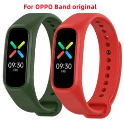 Bracelet de rechange en silicone pour bande OPPO, bande de sport, bracelet étanche souple, accessoires de bande, 12 couleurs