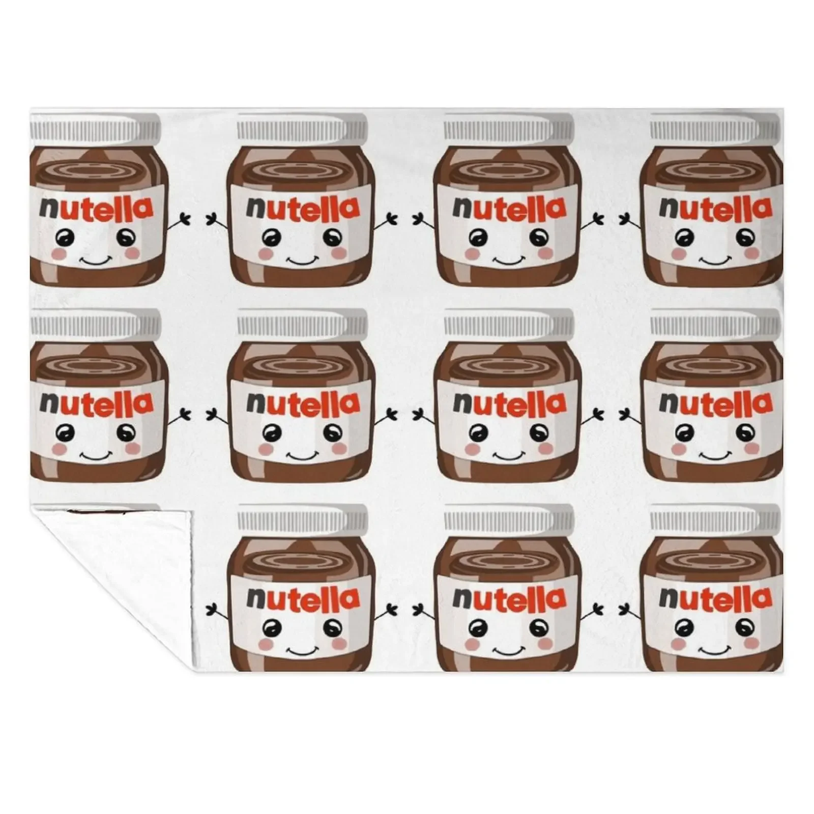 

Nutella Cutie Throw Blanket Soft Plush Plaid Beautifuls Soft Plaid Soft Big Blankets