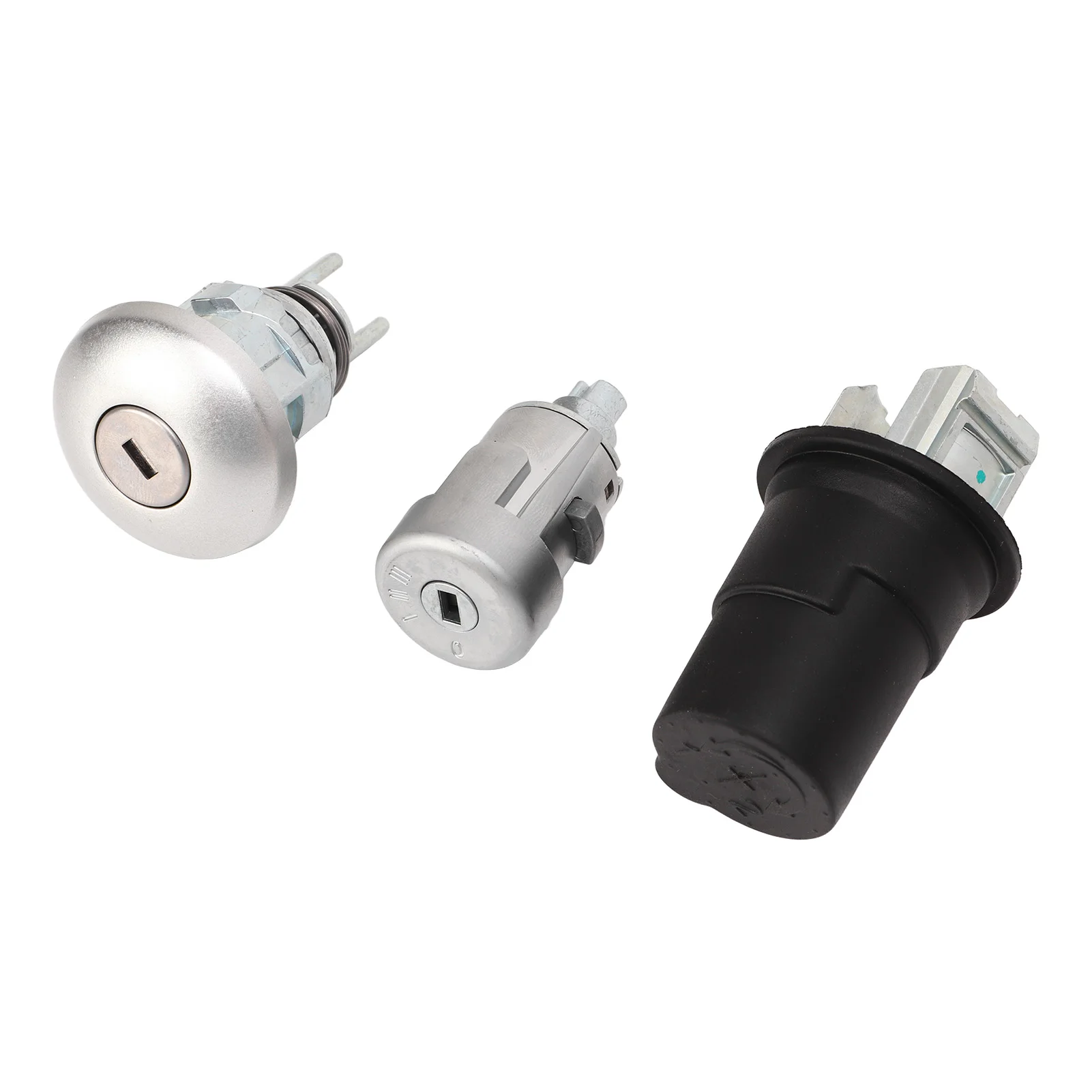 Juego de llaves de cilindro de cerradura de encendido de capó de puerta de coche 2408222 reemplazo para Ford Transit MK8 2014 en adelante/personalizado 2012 en adelante