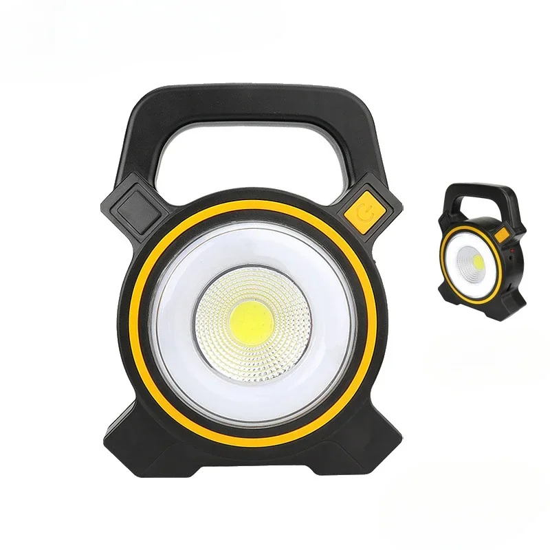 

Solar COB Work Light Outdoor Portable Lighting LED Camping Handheld Light Emergency Maintenance Floodlight