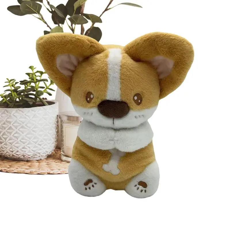 Breathing Stuffed Animal Protable Dog Stuffed Animal Babies Musical Toys Babies Girl Toys Dog Plush With Light For Thanksgiving