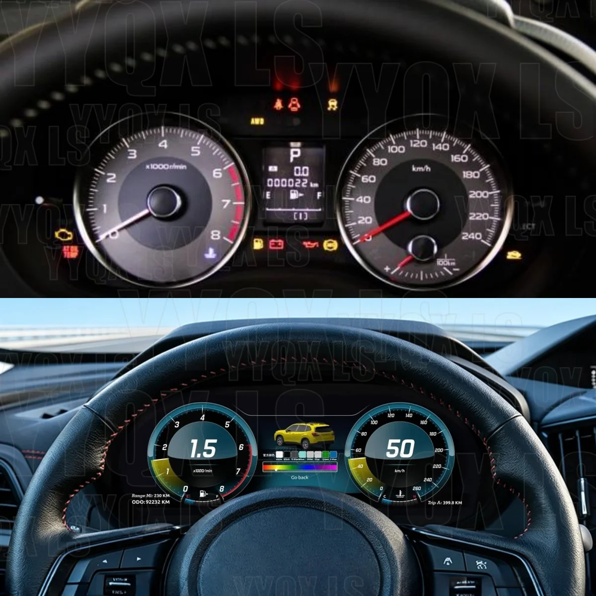 For Subaru Forester 2019~2024 Auto Gauge Plug and Play Digital Performance Display Dashboard DenaliDigital Instrument Cluster
