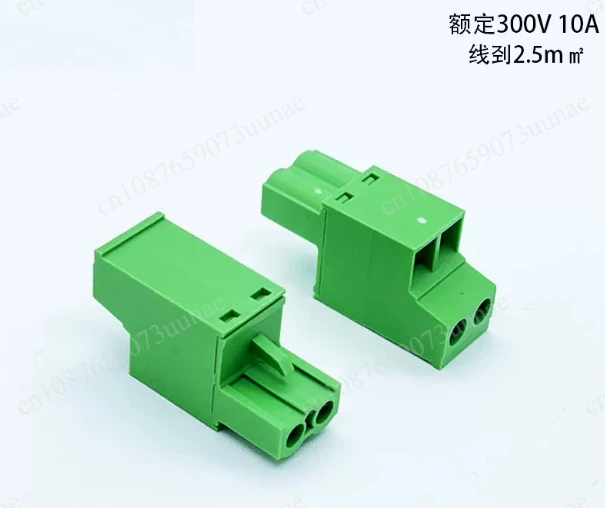 10 Pcs KTP700 V3 2P 2Pin Wiring Terminal DC24V Power Plug Connector for HMI Touch Screen Industrial Spare Part
