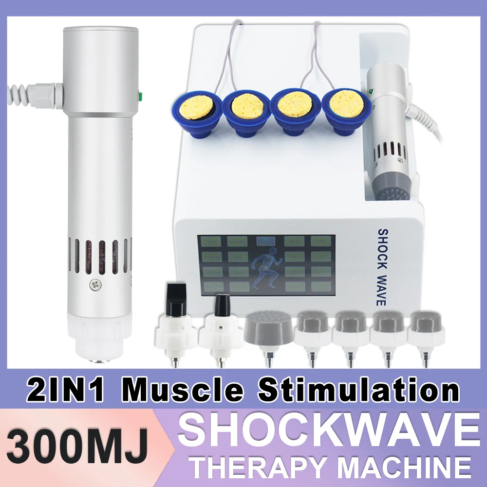 300MJ Shockwave Therapy Machine For ED Treatment Fatigue Relax Electrical Muscle Stimulation Relieve Pain Home Use Massager