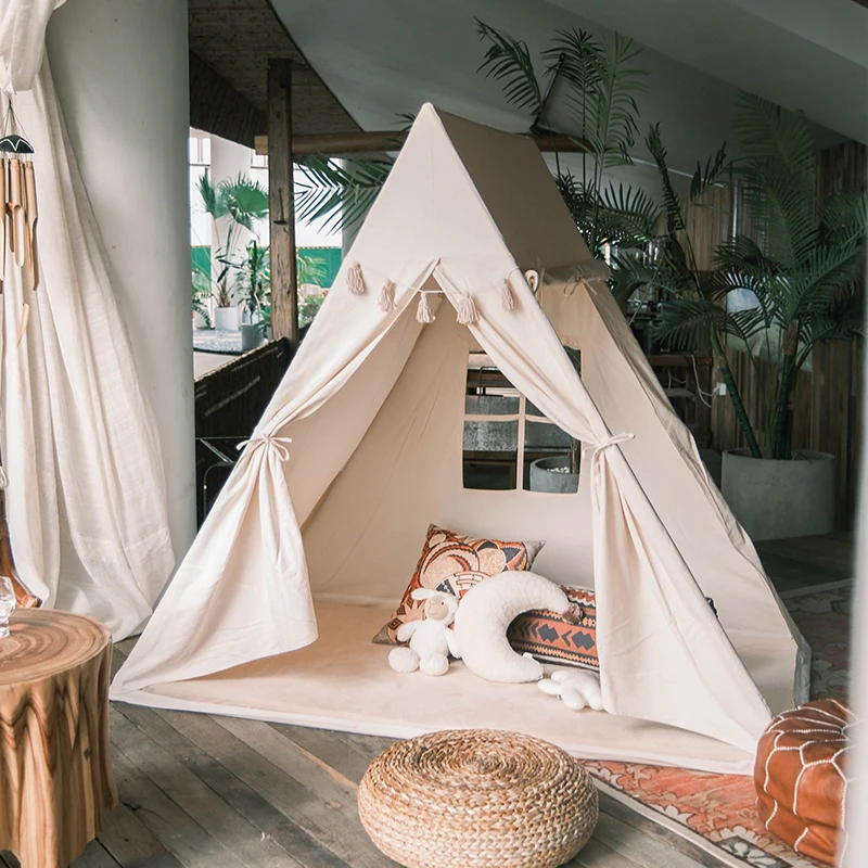 Adult tent indoor oversized game house Internet celebrity homestay decoration castle home canvas removable small house