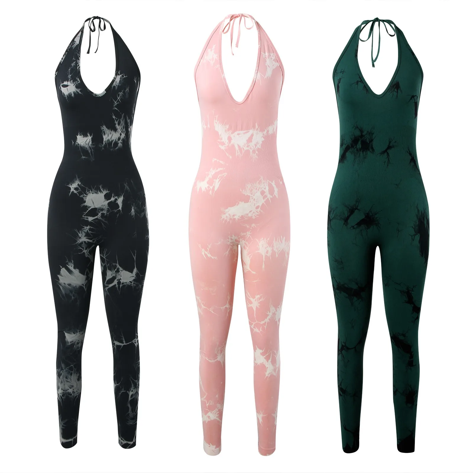 

Winter Bandhnu Sports Seamless Tie Bodysuit Women Yoga Dress Dance Abdominal Stretch Strap Fitness Bodysuit Ladies Jumpsuits