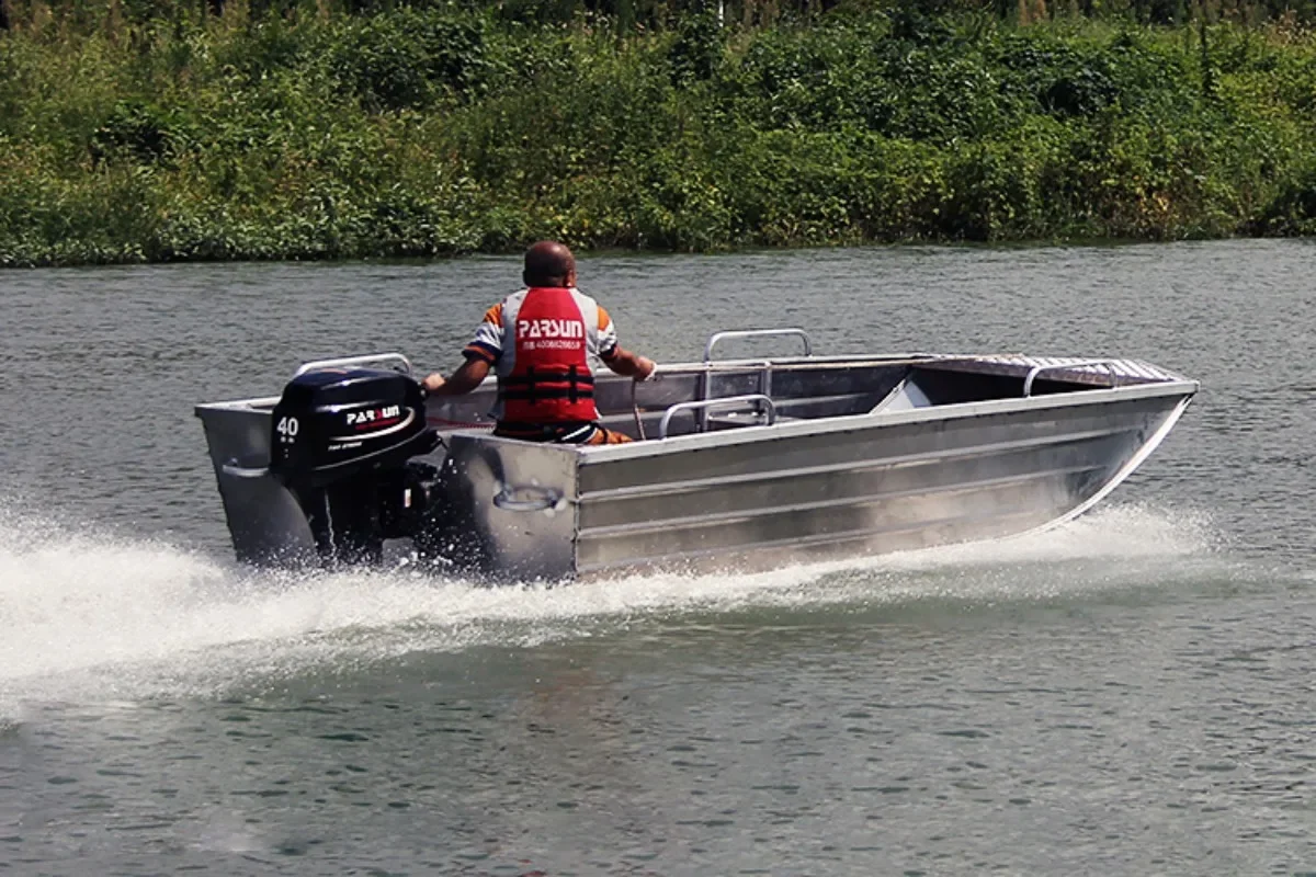 Top J-series 14FT 16FT All Welded Mod Bass Pro Mod V Hull Aluminum Boat for Sale