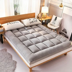 Winter warm thickened feather velvet mattress Warm mattress folding single double person warm lamb fleece mattress