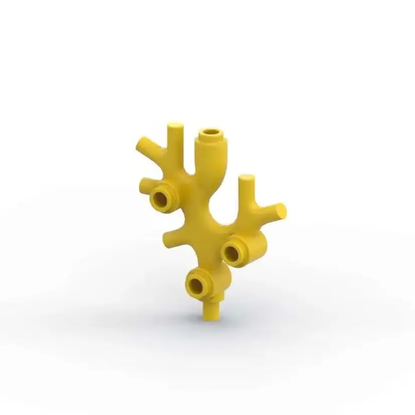 Moc 10 pçs 49577 alta tecnologia compatível mar planta árvore tijolo algas coral thallus bloco de construção brinquedo adultos crianças presentes do dia especial
