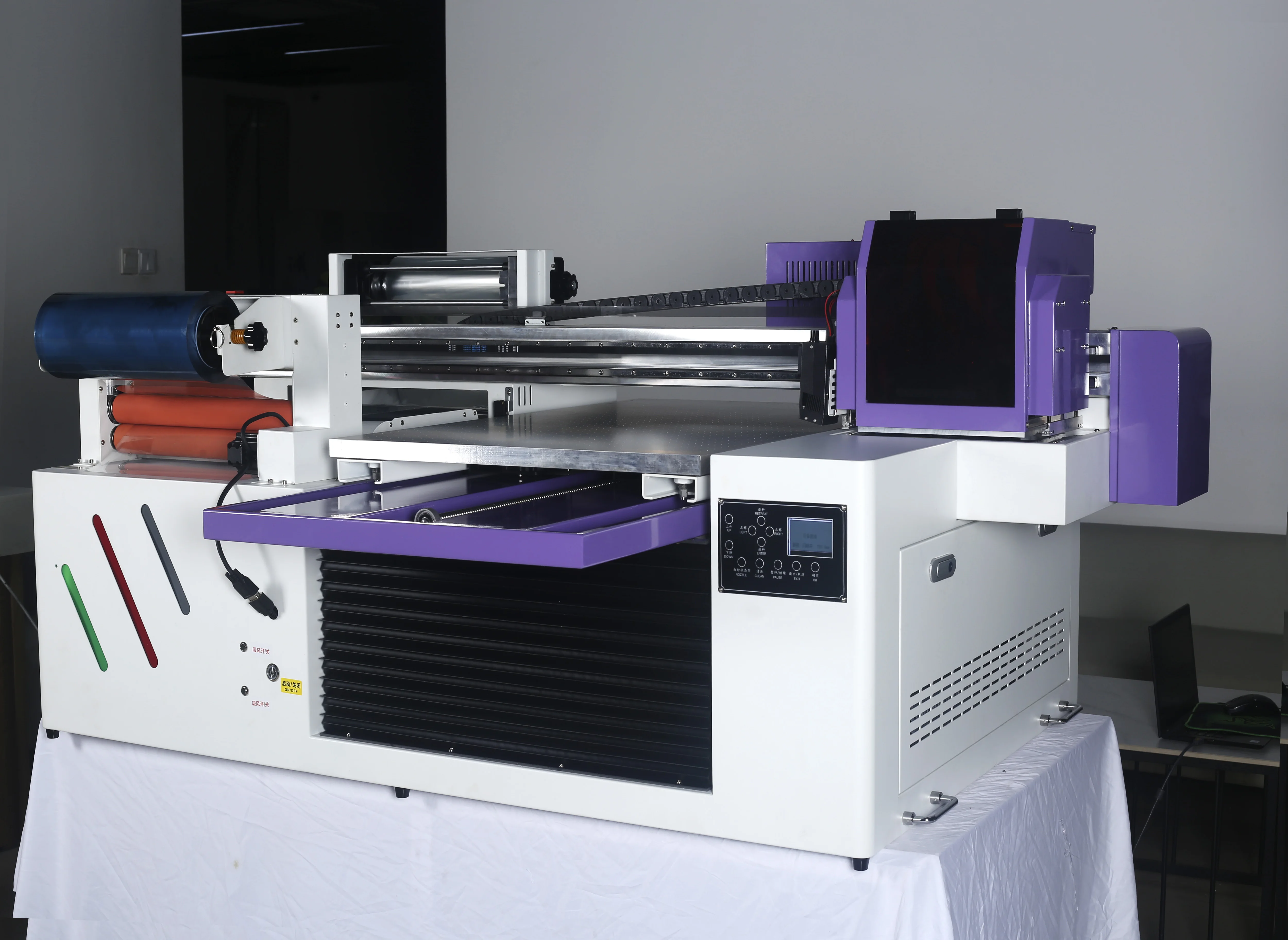 6090 Uv Printer  Dtf Flatbed Fltbed Template Printers 3 Heads A1 Dtfprinting Machine 6090 Uv Printer