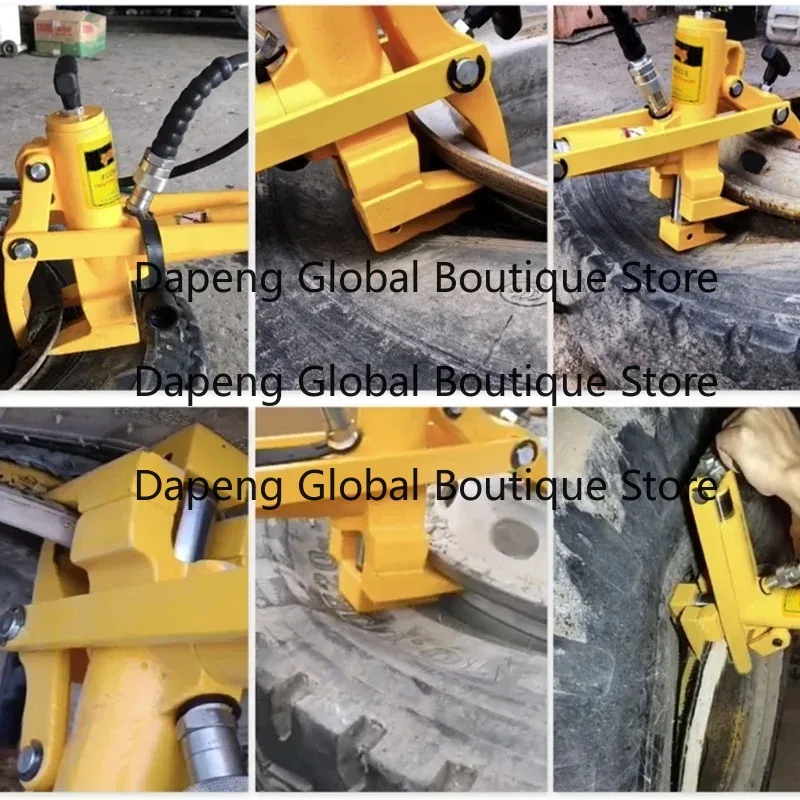 Portable Pneumatic Hydraulic Tire Disassembly Tool Industrial Tyre Mounting And Dismantling Equipment For Forklift