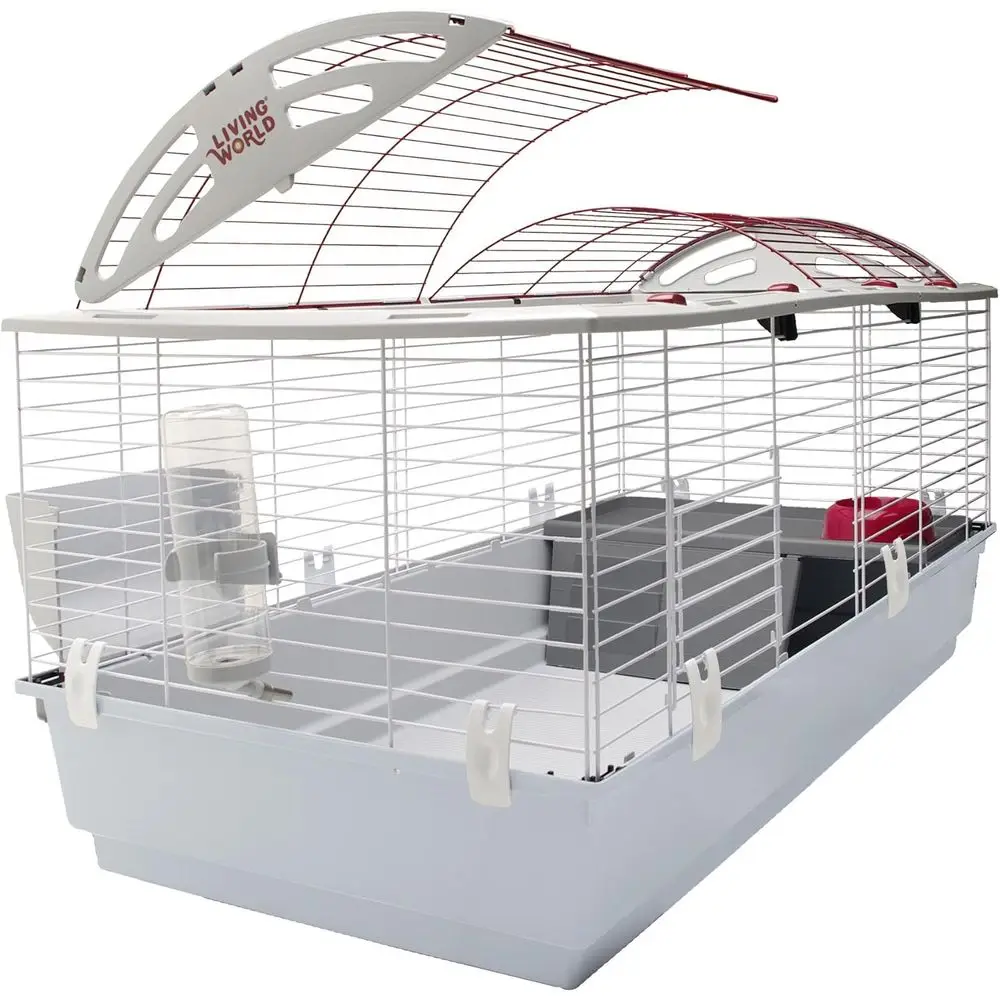 

Spacious Deluxe Habitat for Rabbits, Guinea Pigs, and Chinchillas