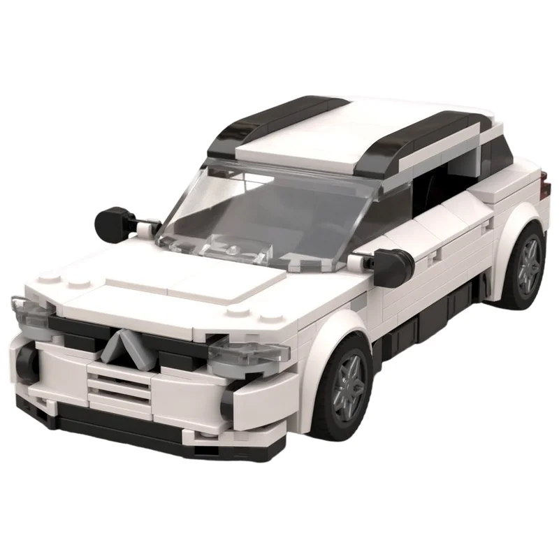 Modern Compact SUV MOC Building Blocks Elegant Crossover Family Car Model DIY Assembly Brick Desktop Collectible