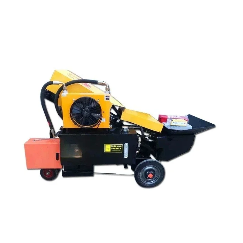 Indoor pouring pump Secondary structural column pump Fine stone inclined concrete transfer pump Secondary structural
