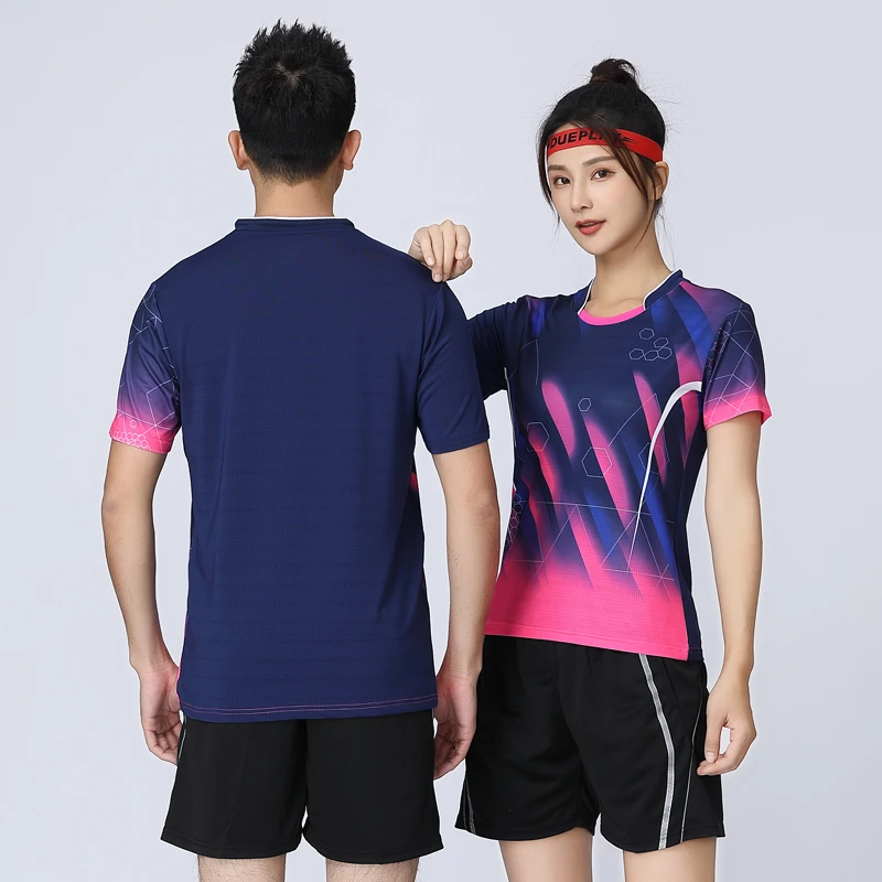 Badminton jerseys women\'s sports men\'s breathable team customized competition training clothes jerseys running fast drying shirt