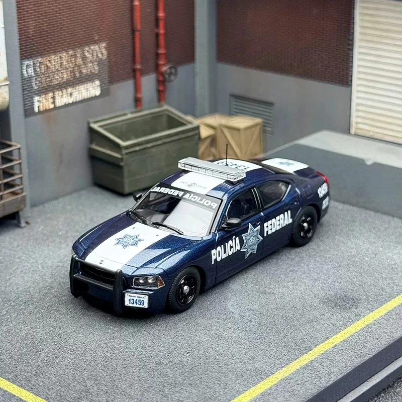 Rollin 1:64 Scale Charger SRT8 Set Alloy Car Model For Collection Display & Holiday Gifts Toys