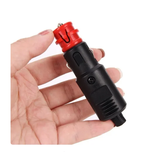 Car Truck cigarette Lighter Socket Male Plug Adapter Power Connection 12V-24V With Fuse 8A