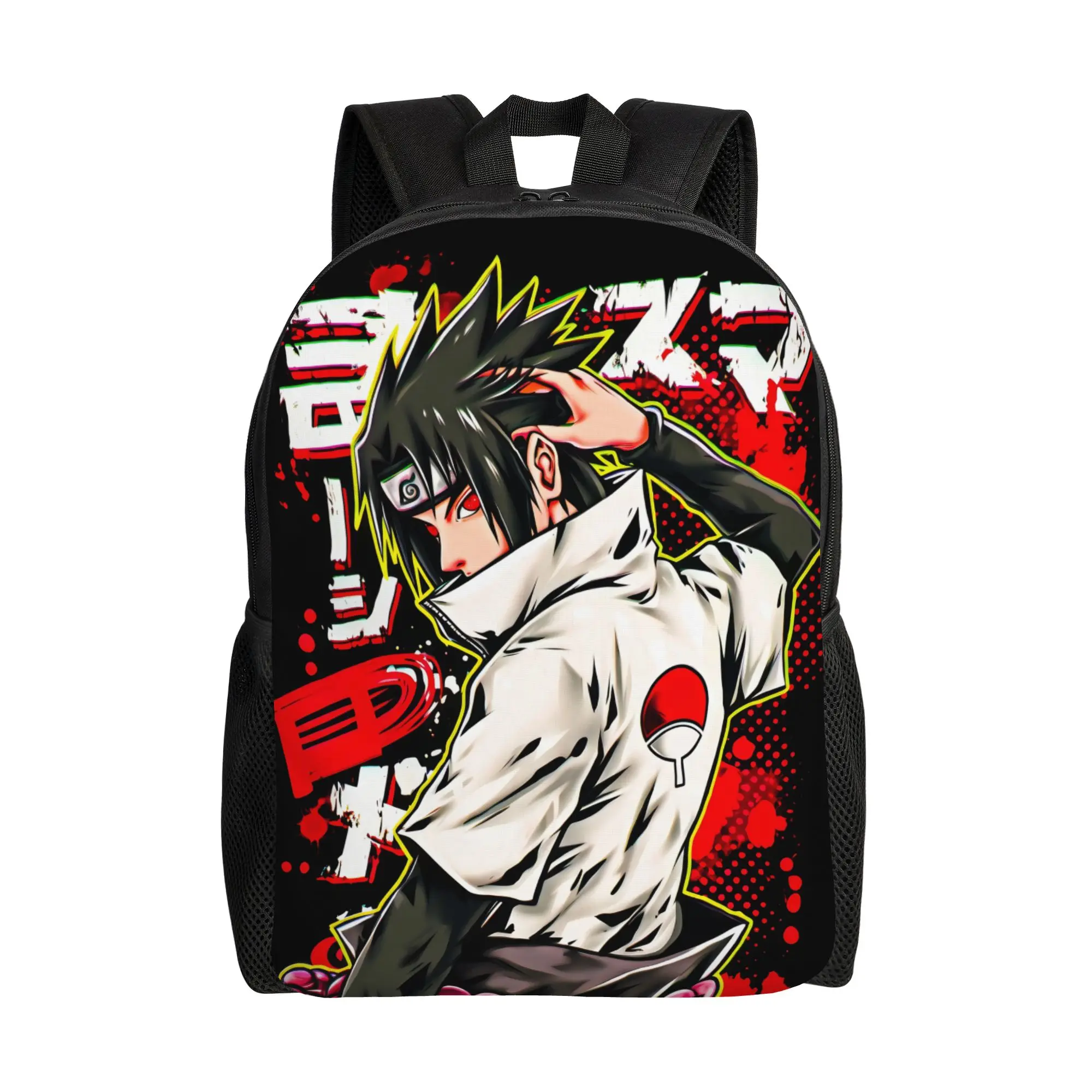 Mochilas de Moda Naruto Anime Comic Daypack Mochila Kawaii Escolar Grande Capacidade