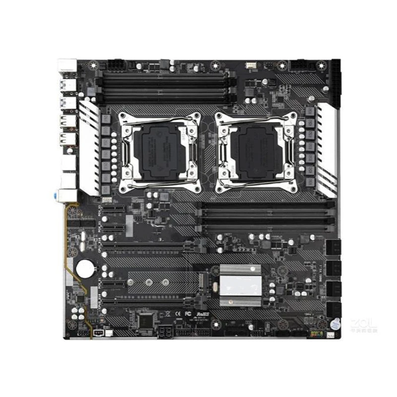 X99 Dual F2 For Jingsha Dual-way Motherboard Desktop DDR4 Memory LGA 2011 Pin Support e5 2678 V3 V4 CPU