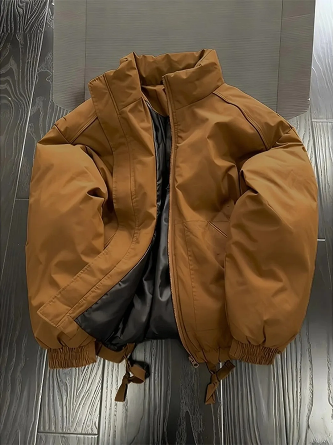 

Американская пилотская куртка из хлопка для мужчин, зимняя утепленная теплая хлопковая одежда, верхняя одежда с воротником-стойкой, модная.