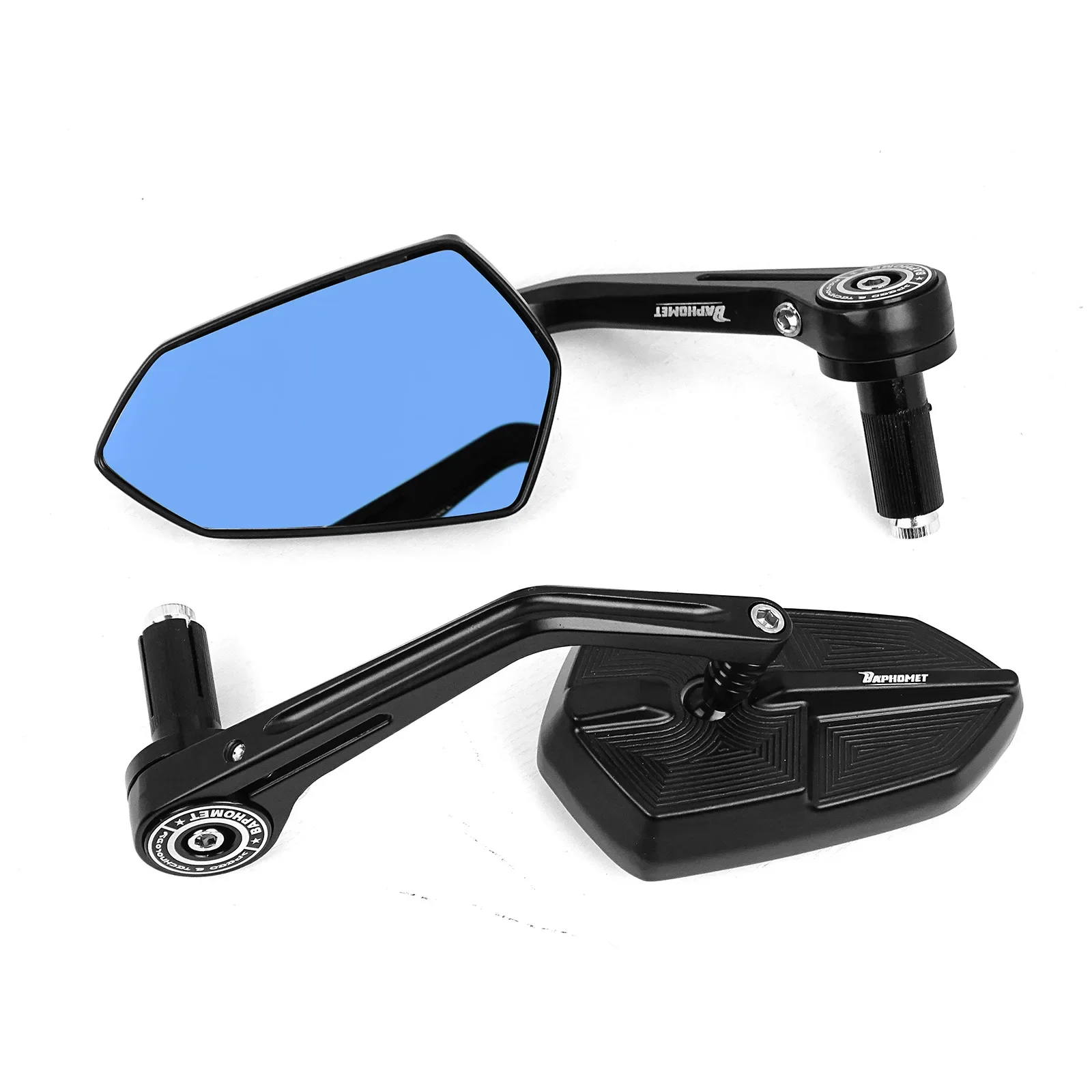 2 قطعة CB750 الدبور 2023-2025 مرآة دراجة نارية الملحقات 360 °   مرايا الرؤية الخلفية الجانبية الدوارة لهوندا CB 750 الدبور قابل للتعديل