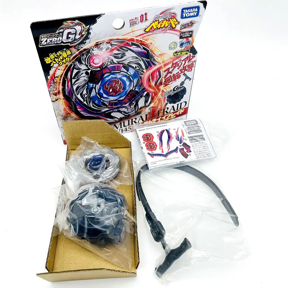 

Tomy Samurai Ifraid / Ifrit W145CF Zero-G Shogun Steel Beyblade Starter BBG-01